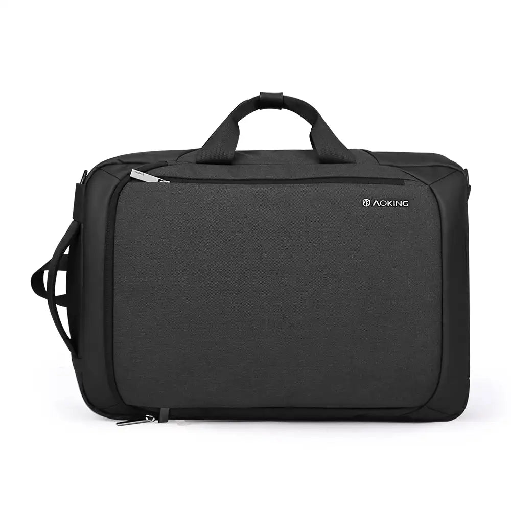 תיק נסיעות AOKING Business Pro דגם SN86099 במצב בריפקייס עסקי לנשיאה ביד או על הכתף, מבט מלפנים