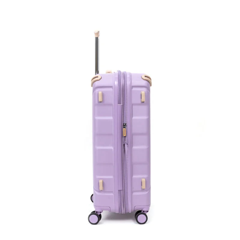 צד מזוודת עלייה למטוס Goby London ORION לילך רוכסן הרחבה פוליקרבונט ABS הגנות פינות