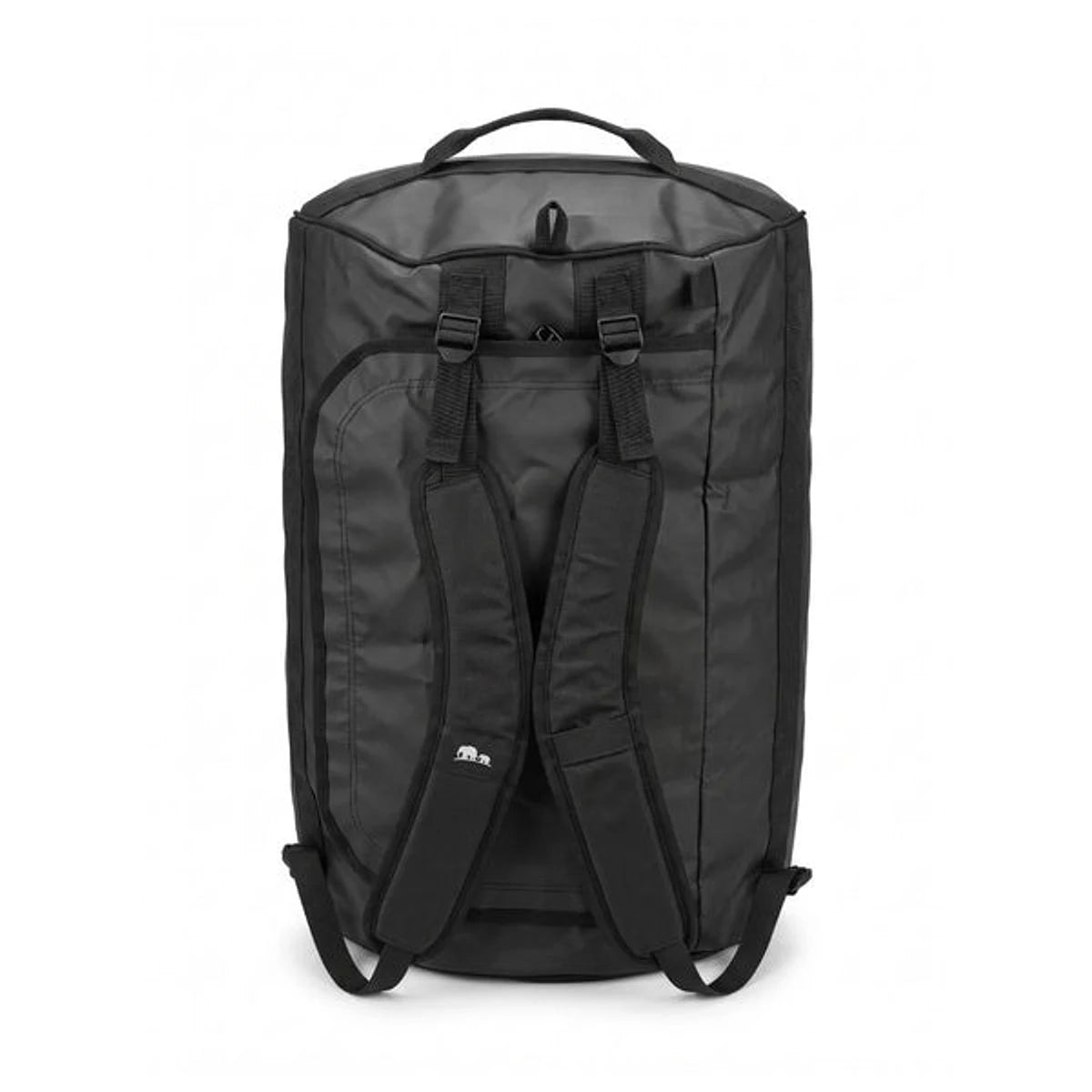 מבט אחורי על תיק GoNature DUFFEL BAG 90L עם רצועות גב מרופדות להפיכה לתיק גב נשיאה נוחה בטיולים ובמשלחות שטח