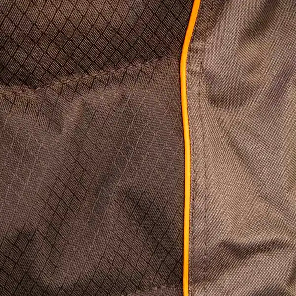 תקריב אריג RIPSTOP D1000 של כיסא קמפינג Go Nature Outback Jumbo, חומר עמיד ואיכותי