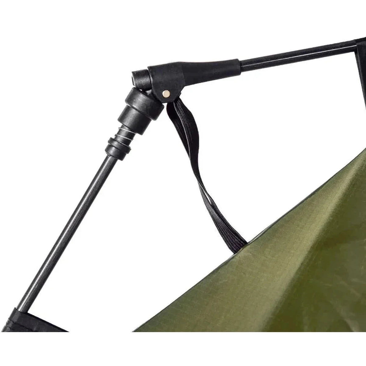 מנגנון הקמה בן רגע של אוהל Go Nature Rigidome 6 עם אחריות 10 שנים על המנגנון, מבט מקרוב