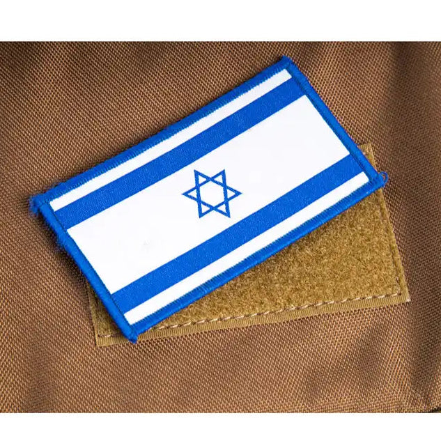 טלאי דגל ישראל על תיק ערכת קפה טקטית Go Nature הכולל גזיית Giga Power 3000W, מתאים לצבא ולמילואים
