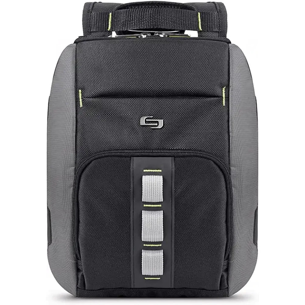 תיק קרוס בודי SOLO New York דגם Active Tablet Sling מבט חזית ישר עם כיס רוכסן קדמי וארגון פנימי