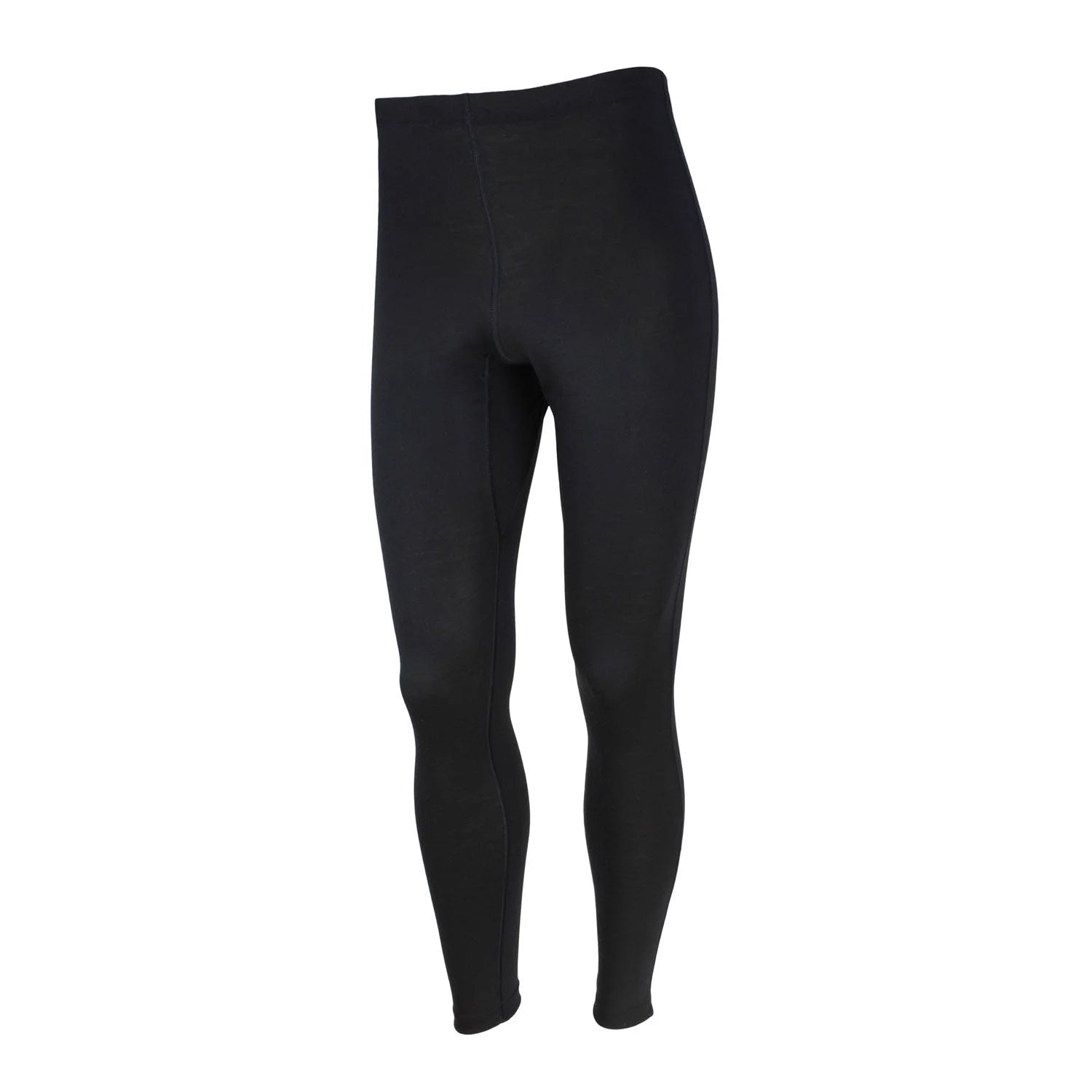 מכנס גטקס תרמי Wilderness Wear Light Merino לגברים בצבע שחור, 100% צמר מרינו אוסטרלי 170 גרם, מבט קדמי