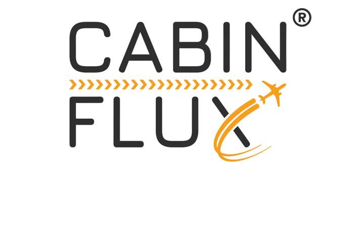 לוגו של מותג התיקים והמוודות הקנדי CABIN FLUX