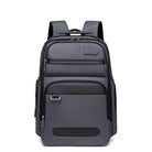 תיק גב עסקי למחשב נייד 15.6 אינץ' Arctic Hunter B00492 בצבע אפור עמיד במים, מבט חזית