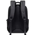 תיק גב Arctic Hunter B00534 בצבע שחור, גב אורתופדי נושם עם רצועות כתף מרופדות, מבט אחורי