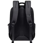 תיק גב Arctic Hunter B00534 בצבע שחור, גב אורתופדי נושם עם רצועות כתף מרופדות, מבט אחורי