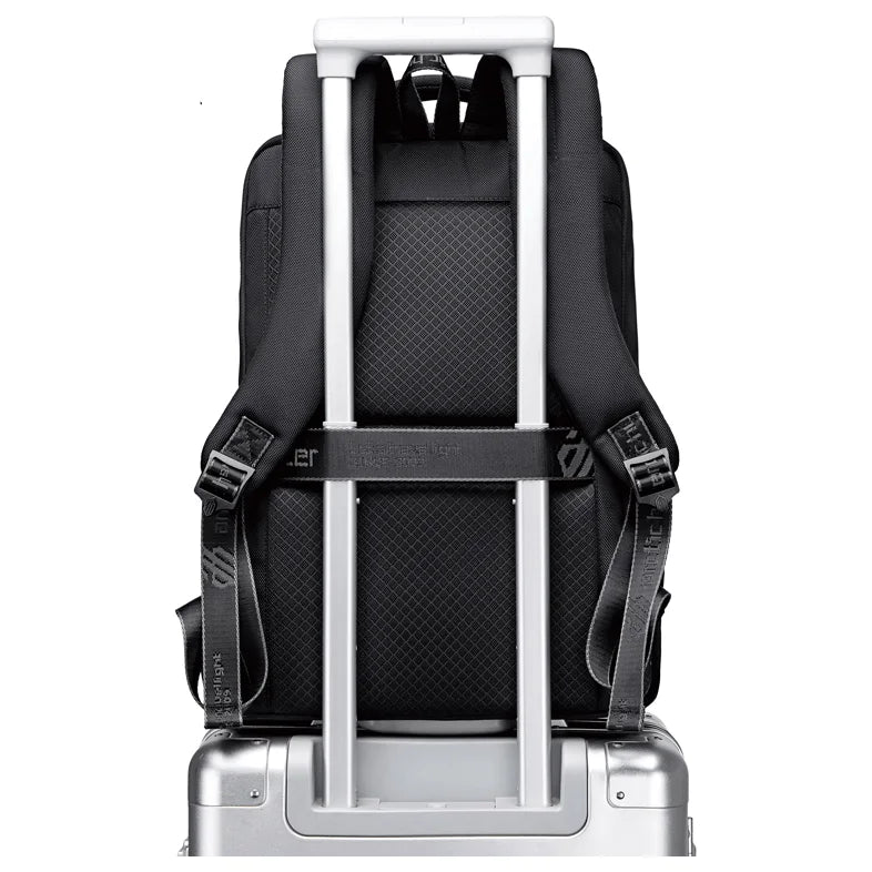 תיק גב Arctic Hunter City Hunter B00477 - רצועת הלבשה על מזוודת טרולי לנסיעות