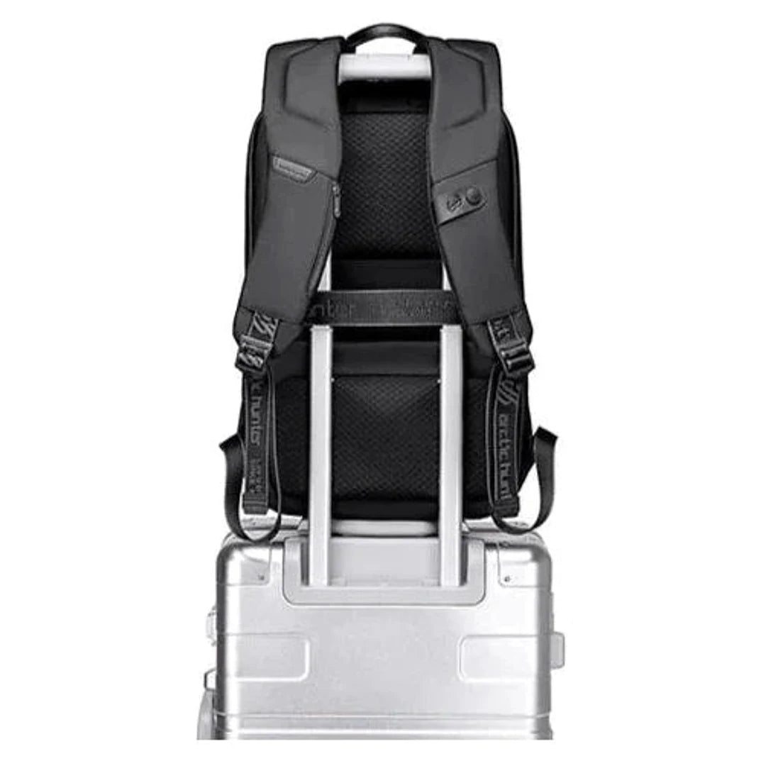 תיק גב Arctic Hunter Pro B00451 - רצועת הלבשה על מזוודת טרולי לנסיעות