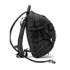 תיק גב טקטי ARMY SWISS 27 ליטר שחור עם רצועות MOLLE וכיסי רשת מהצד - Nylon 6 - בנפח 27 ליטר איכותי, המיועד למ