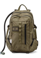 תיק גב טקטי 27 ליטר ARMY SWISS זית מבד ניילון עם שקית שתייה מבט מלפנים - Nylon 6