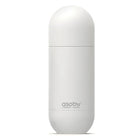 בקבוק תרמי ASOBU Orb בצבע לבן, נירוסטה 18/8, תכולה 420 מ"ל, בידוד ואקום לחום 12 שעות וקור 24 שעות