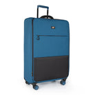 מזוודה גדולה XXL 33 אינץ' CABIN FLUX Spirit C-Lite בצבע כחול, בד אולטרא לייט עם שלדת קרבון, מבט מלפנים