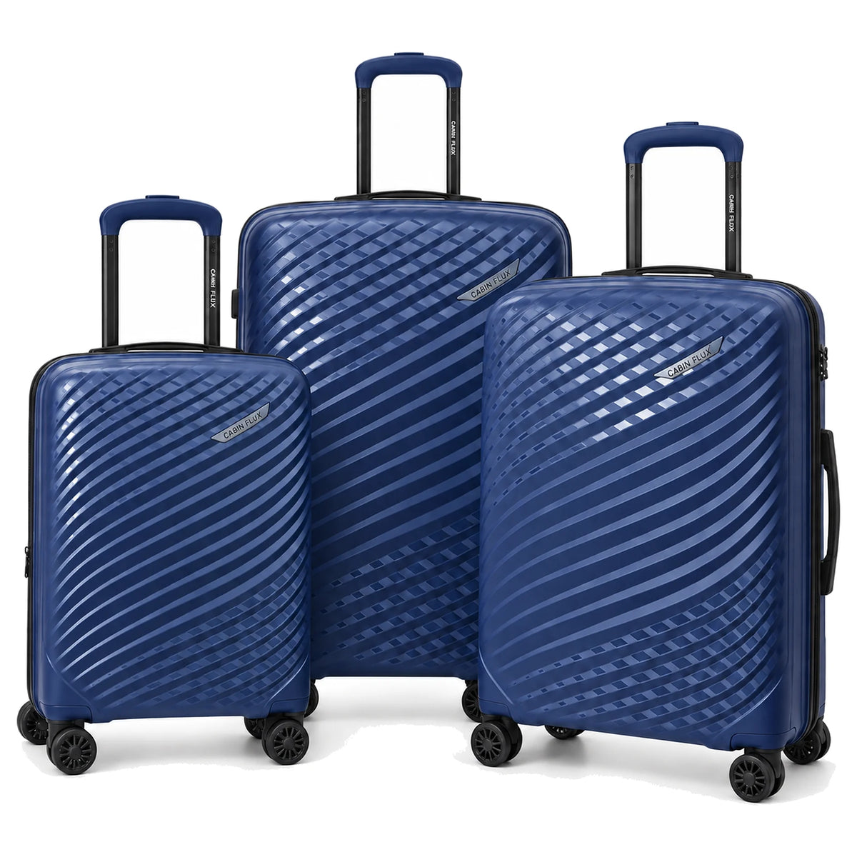 סט 3 מזוודות CABIN FLUX APOLLO 20+24+28 אינץ׳ בצבע נייבי
