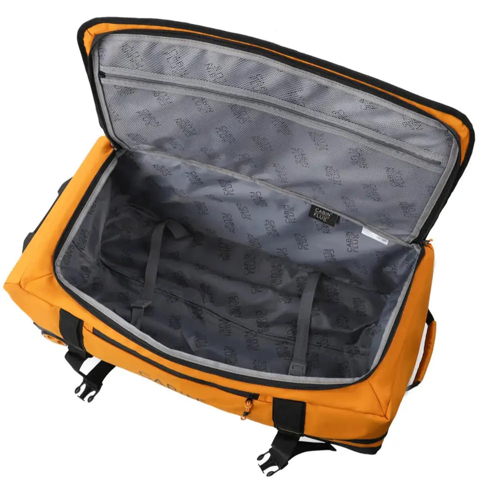 תיק דאפל CABIN FLUX BUFFALO 28 אינץ" פתוח, תא פנימי מרווח בנפח 77 ליטר עם רצועות הידוק ואורגנייזר רשת