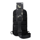תיק CABIN FLUX JetPack ירוק צבאי מבט מאחור עם גב רשת אורטופדי מאוורר וכיס נסתר בסגירת רוכסן