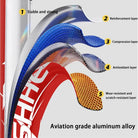 חתך שכבות גוף מקל הליכה נורדית CABIN FLUX Mont Blanc: סגסוגת אלומיניום תעופתי 5 שכבות אנטי-קורוזיה