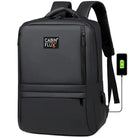 תיק גב קלאסי CABIN FLUX Ranger ללפטופ 15.6 אינץ בצבע שחור, עם שקע USB לטעינה וסמל המותג