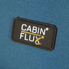 תווית גומי לוגו CABIN FLUX במזוודת Spirit C-Lite עשרים אינץ בכחול, בד Eva Composite עמיד דוחה מים