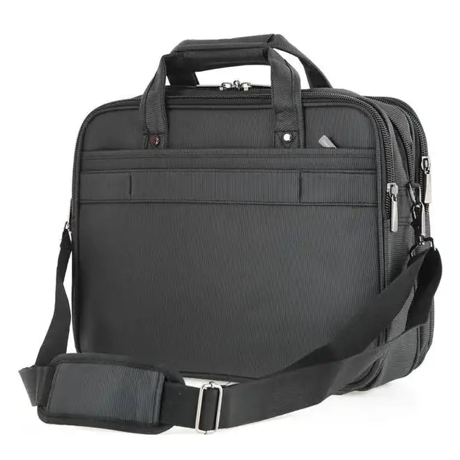 תיק צד CCS LONDON Business Guard עם רצועת כתף מרופדת מתכוונת הניתנת לניתוק, מבט צד