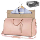 תיק נסיעות מתקפל COMFORT MAGIC BAG בצבע ורוד 40 ליטר עם חליפון מובנה ורצועת כתף מבט חזית
