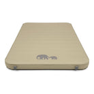מזרן זוגי מתנפח מעצמו Go Nature Double Jumbo Mat ברוחב 132 ס״מ ובעובי 10 ס״מ בצבע חאקי, מבט מלמעלה