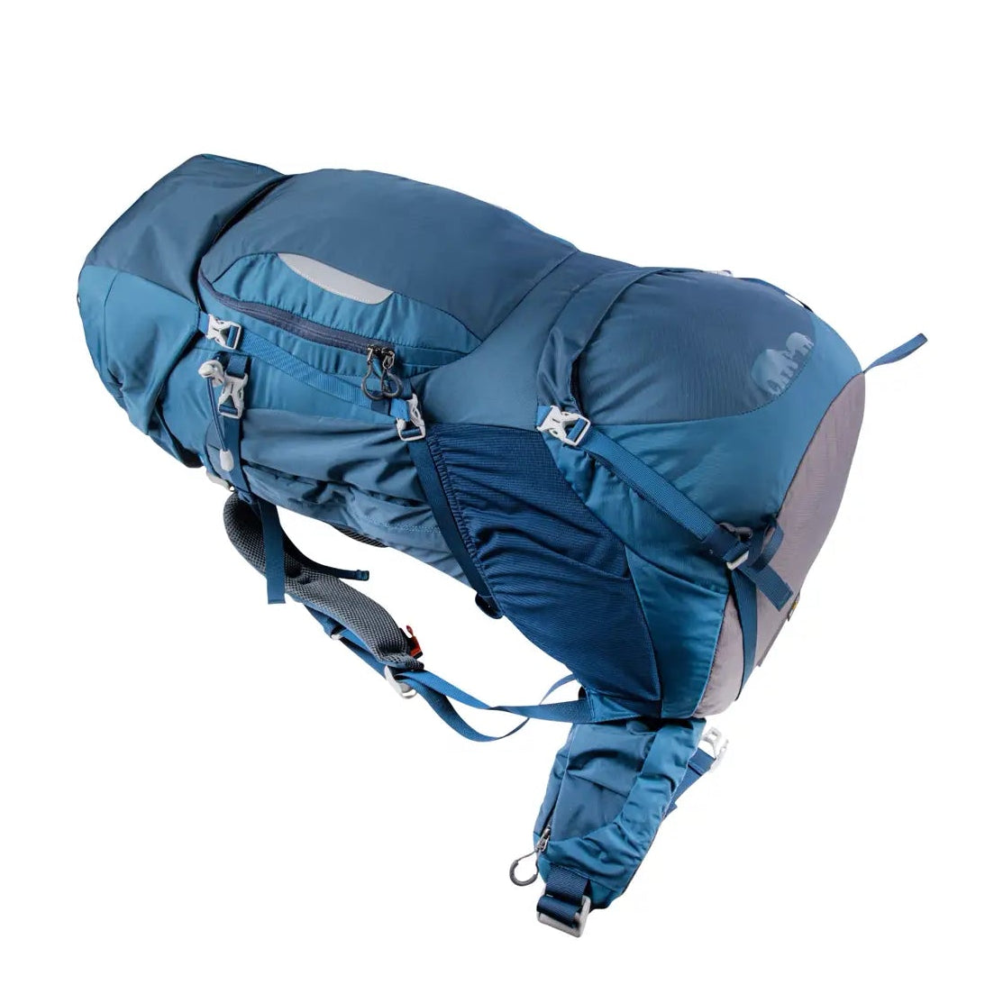 תרמיל תרמילאים GoNature MCKINLEY 65+10 ליטר מבד Oxford D420 בציפוי PU עמיד, תצוגת פרופיל