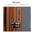 מנעול TSA מובנה קרוב מזוודה קשיחה Goby London Diamond GB-2410 עם רוכסן עמיד מים 100 אחוז