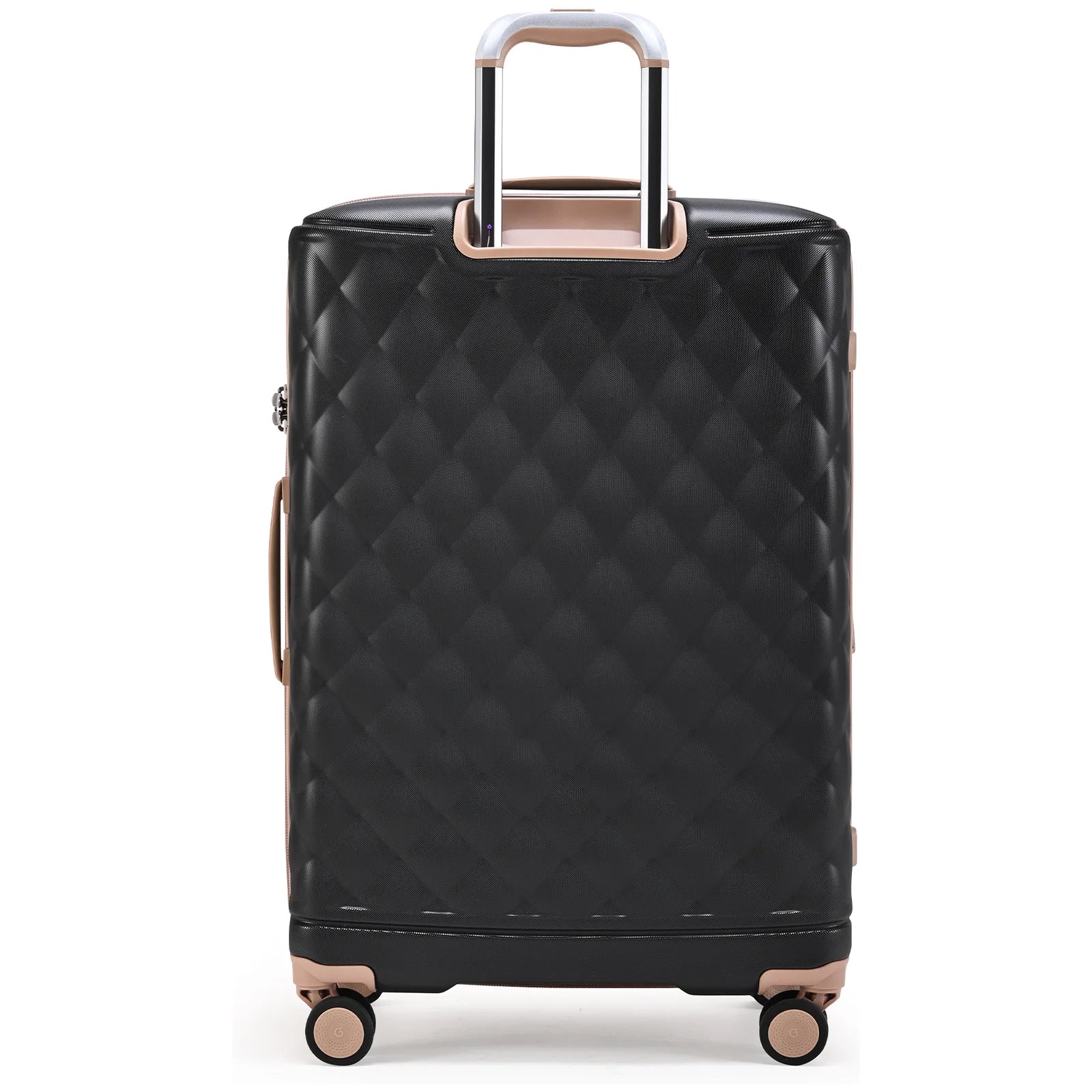 מזוודה גדולה Goby London OCEAN ROYALE 29 אינץ' - מבט אחורי עם ידית טלסקופית מסגסוגת אלומיניום