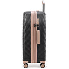 מזוודה גדולה Goby London OCEAN ROYALE 29 אינץ' - מבט צד עם מנעול TSA משולב ורוכסן ההרחבה