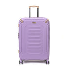 מזוודת טרולי קשיחה Goby London ORION 20 אינץ' בצבע סגול לילך, מתרחבת, פוליקרבונט עם 8 גלגלי ספינר