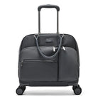תיק טרולי עלייה למטוס Goby London Vanessa מבד Ballistic Nylon בצבע אפור, מבט מלפנים
