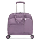 תיק טרולי עלייה למטוס Goby London Vanessa מבד Ballistic Nylon בצבע סגול, מבט מלפנים