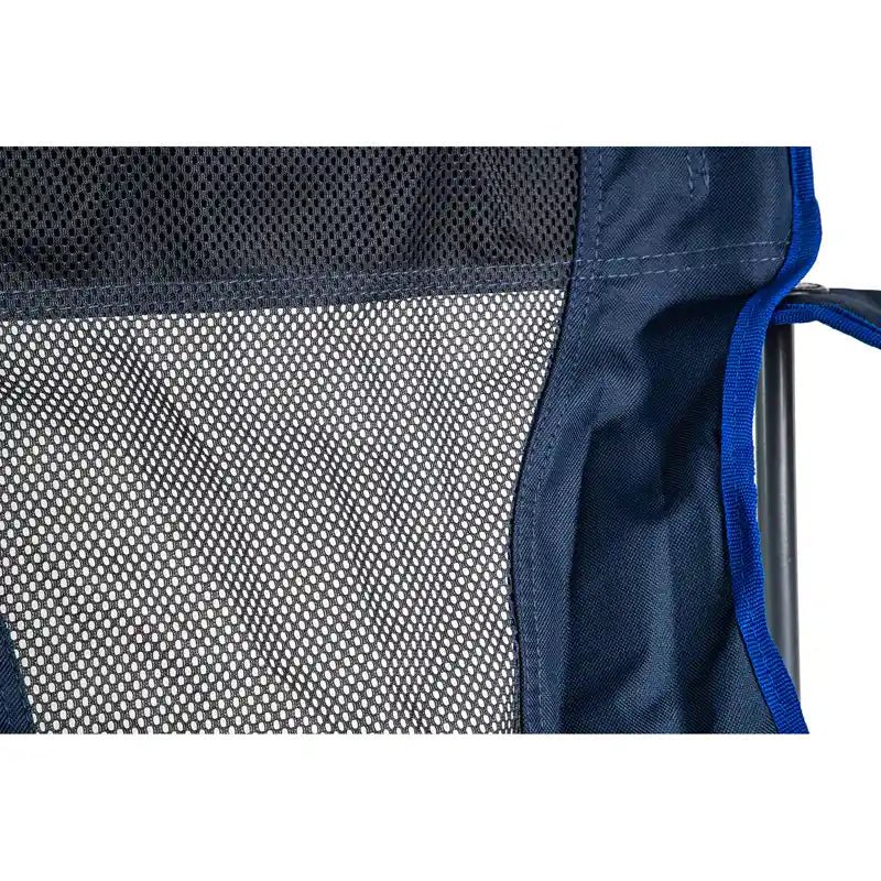 כיסא שטח Go Nature AIR FLOW – תקריב על בד הרשת האוורירי בפוליאסטר D600, מאפשר נשימה ומונע הזעה