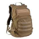 תיק יום טאקטי Go Nature Baja MK-1 בנפח 25 ליטר בצבע חום, עשוי מאריג Nylon 6.6 עמיד, מבט חזית