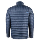 מעיל גברים פוך סינטטי GoNature Beluga JKT נייבי עם מילוי ממוחזר GSM200 לבידוד קור, מבט מאחור