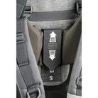 מנשא תינוק GN Adjust מנגנון כיוון Velcro לגובה הגב עם חץ עלייה-ירידה ותווית מידה S