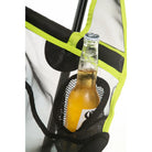כיסא קמפינג Go Nature Lemur, תקריב כיס רשת לאחסון בקבוק שתייה בצד הכיסא, ריבוי כיסים לנוחות בשטח