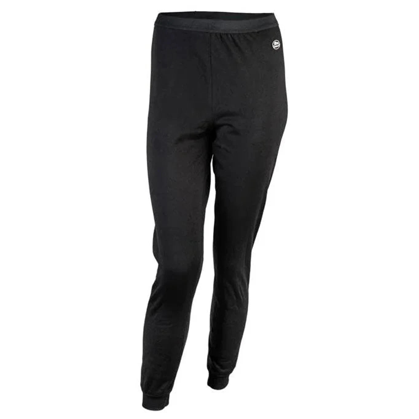 מכנס טרמי נשים Go Nature Level 2 Pro Stretch שחור, 80% פוליאסטר ו-20% מרינו, שמירת חום פאסיבית, מבט מלפנים