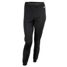 מכנס טרמי נשים Go Nature Level 2 Pro Stretch שחור, 80% פוליאסטר ו-20% מרינו, שמירת חום פאסיבית, מבט מלפנים