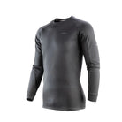 חולצה טרמית גברים Go Nature Merino Hybrid Level 3 שחורה לאקלים קר, נידוף גבוה, מבט זווית