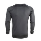 גב חולצה טרמית גברים Go Nature Merino Hybrid Level 3 שחורה, שמירת חום פסיבית לפעילות בקור