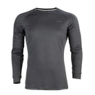 חולצה טרמית גברים Go Nature Wool Merino Hybrid Level 3 שחורה, פוליאסטר 80% ומרינו 20%, מבט קדמי