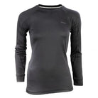 גופיית טרמית נשים Go Nature Wool Merino Hybrid 300 גרם שחורה, פוליאסטר 80% ומרינו 20%, מבט קדמי