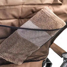 תא רשת לאחסון מגבת בכיסא קמפינג Go Nature Outback Jumbo מאריג RIPSTOP D1000, אחסון נגיש ונוח בשטח