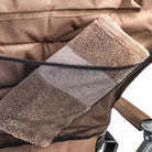 תא רשת לאחסון מגבת בכיסא קמפינג Go Nature Outback Jumbo מאריג RIPSTOP D1000, אחסון נגיש ונוח בשטח