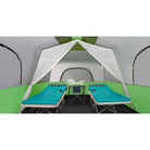 פנים אוהל קמפינג משפחתי Go Nature RAPID CABIN 10 אנשים - שני חדרים גדולים עם מיטות שדה ומחיצה מפרידה