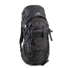 תרמיל טרקים טקטי Go Nature Savana MK-3 50 ליטר בצבע שחור, שלדת פולימר ואלומיניום, מבט מלפנים