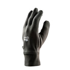 כפפת טאצ׳ Go Nature Spider שחורה מחומר Stretch Pro, לוגו GoNature, זווית צד עם סיליקון גריפ גלוי